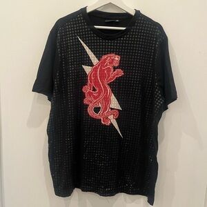 Sean John lightning panther T-Shirt XL crew neck y2k